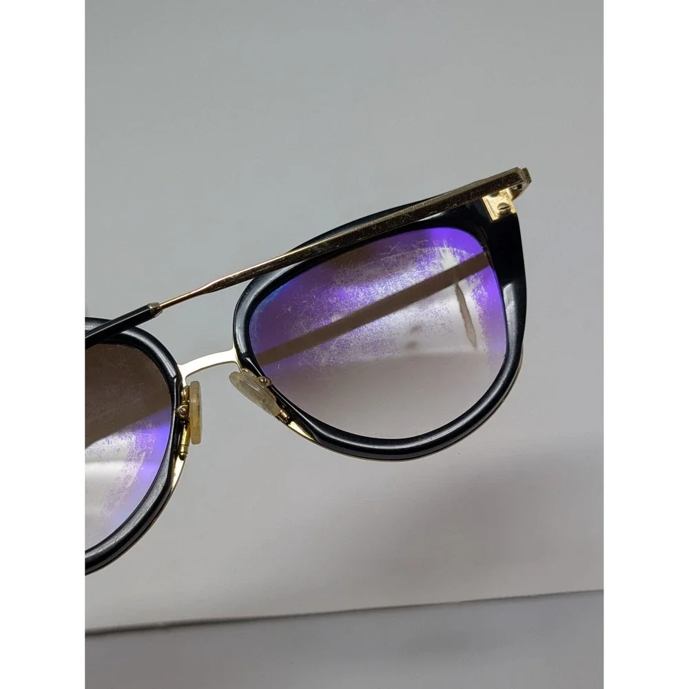 FOR‎ PARTS* Thierry Lasry Enigmaty Sunglasses Cat Eye Black Gold